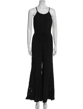 Kobi Halperin Silk Scoop Neck Jumpsuit