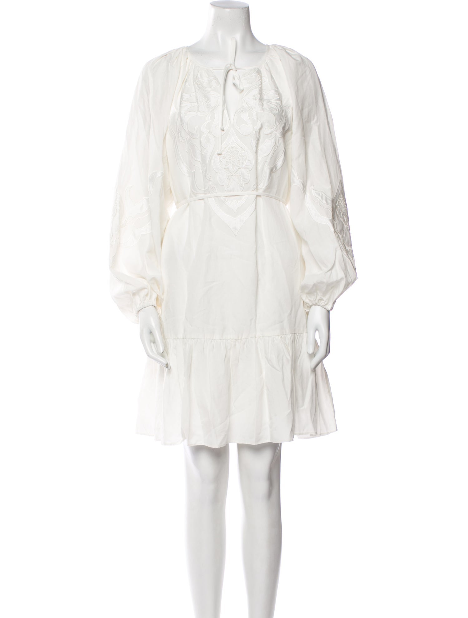 Kobi Halperin Tie Neck Knee-Length Dress