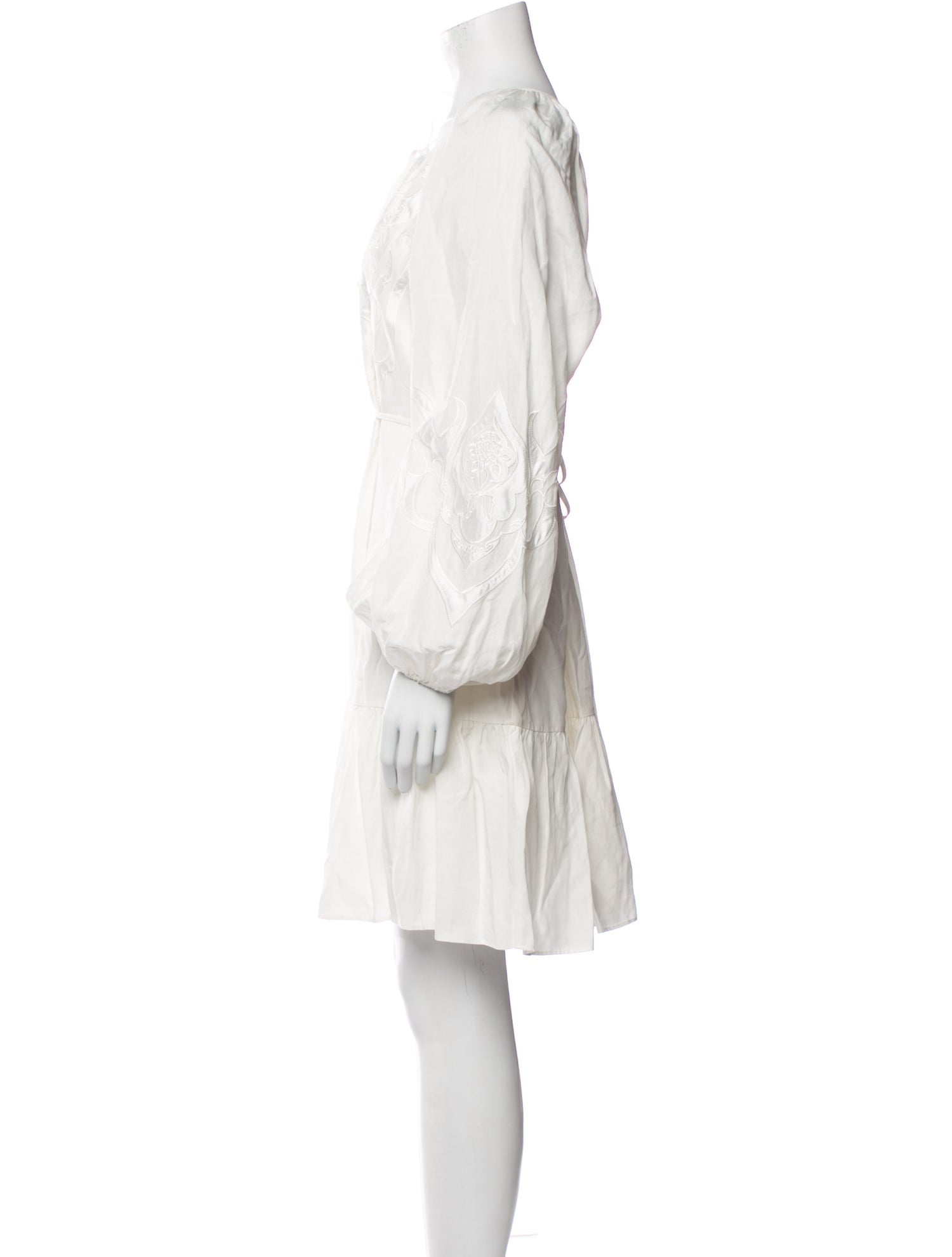 Kobi Halperin Tie Neck Knee-Length Dress