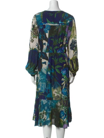 Kobi Halperin Printed Midi Length Dress