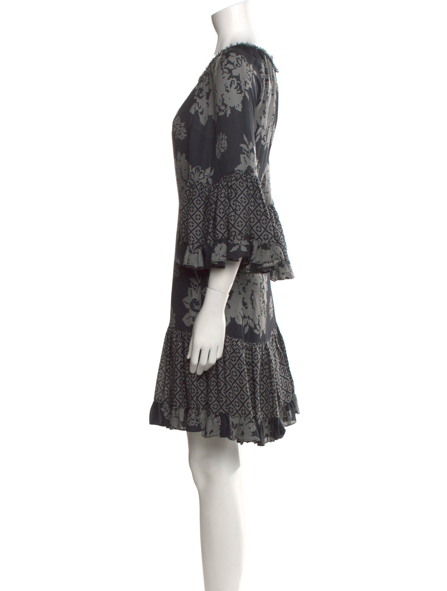 Kobi Halperin Silk Mini Dress