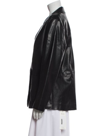 Kobi Halperin Faux Leather Blazer