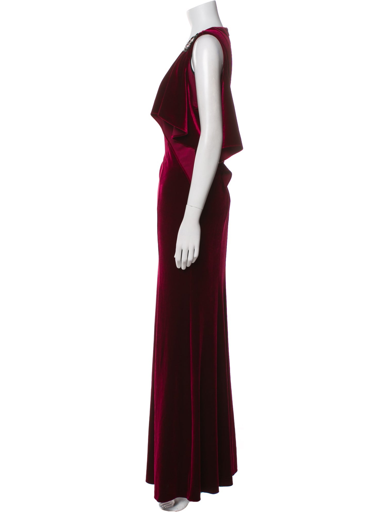 Kobi Halperin V-Neck Long Dress