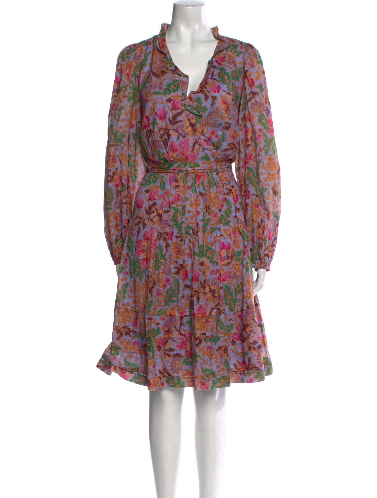 Kobi Halperin Floral Print Knee-Length Dress
