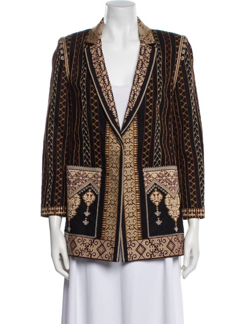 Kobi Halperin Linen Printed Blazer