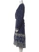 Kobi Halperin Paisley Print Long Dress