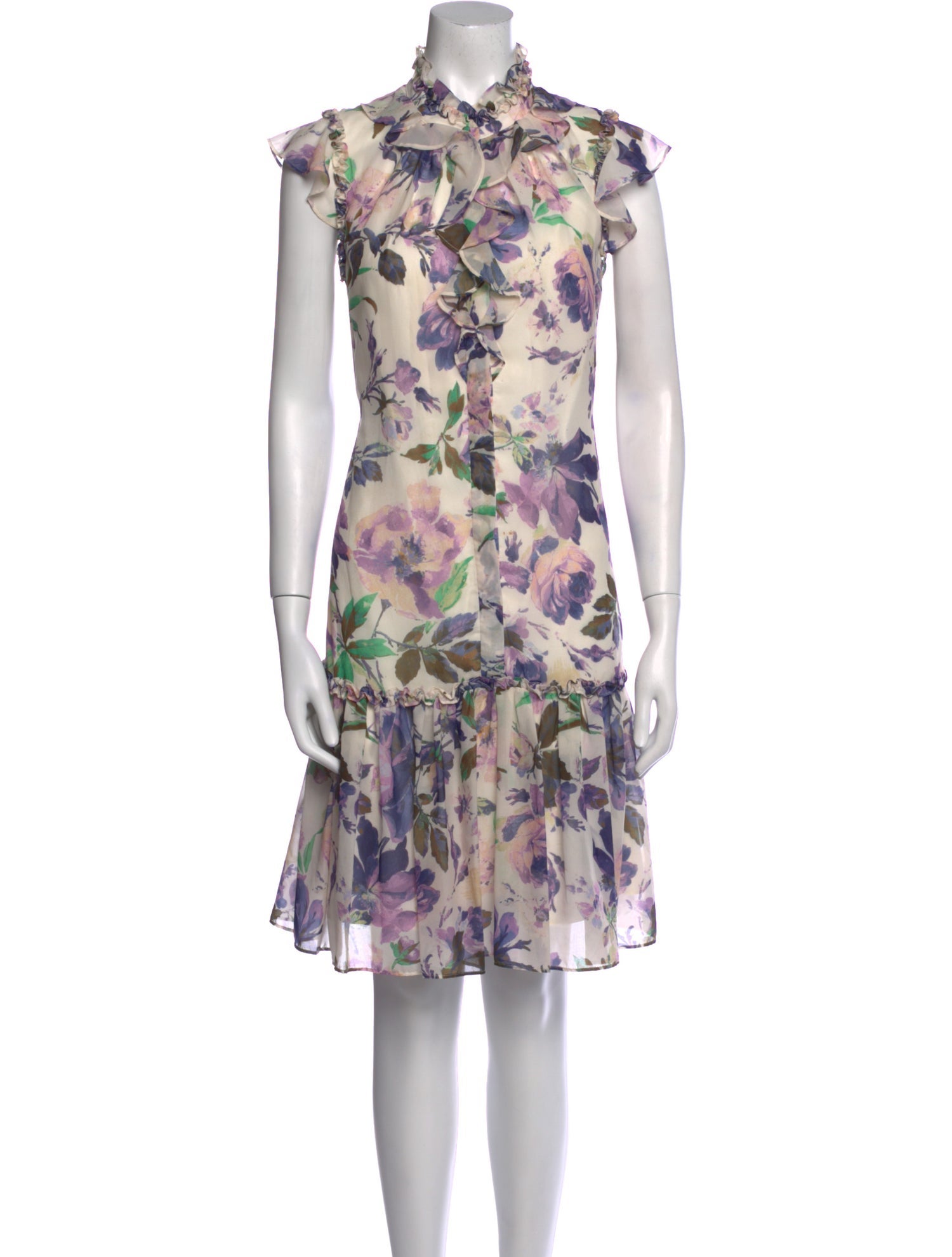 Kobi Halperin Floral Print Mini Dress