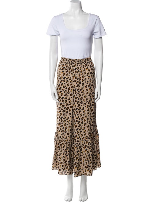 Kobi Halperin Silk Animal Print Dress Set