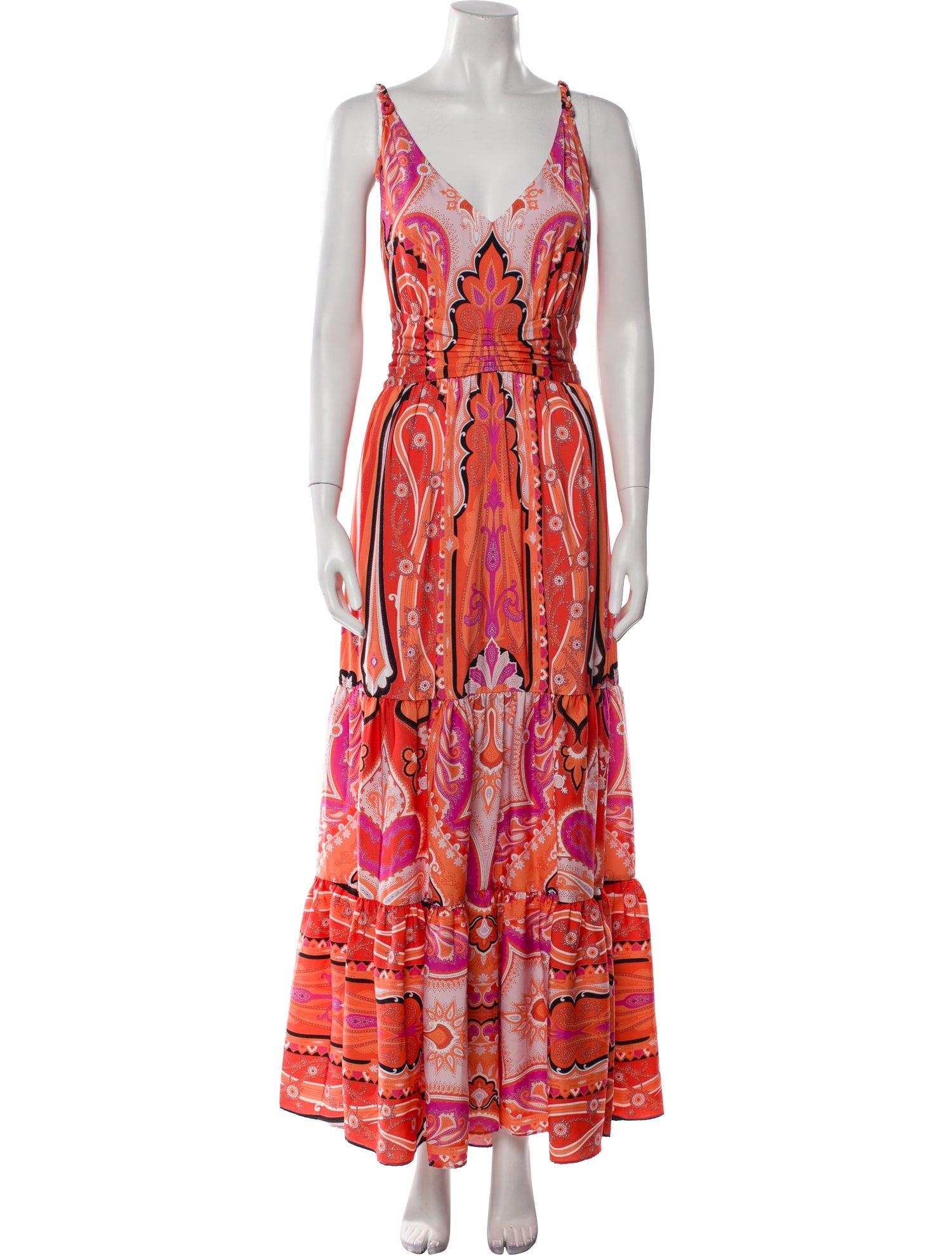 Kobi Halperin Paisley Print Long Dress