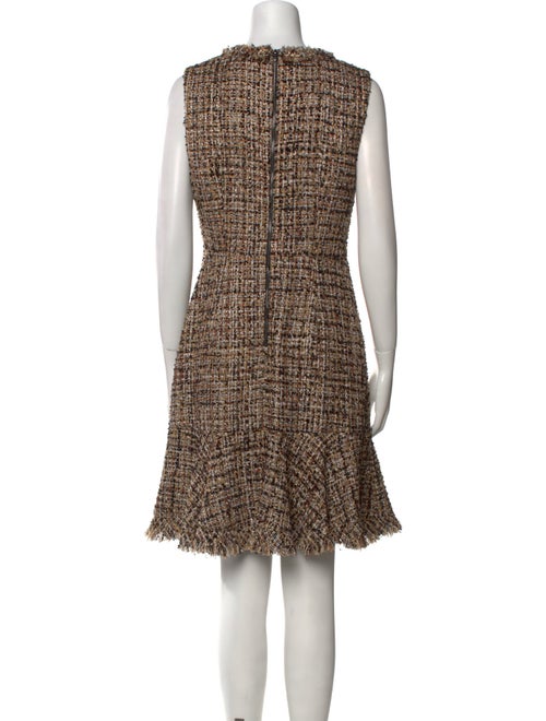 Kobi Halperin Tweed Pattern Knee-Length Dress