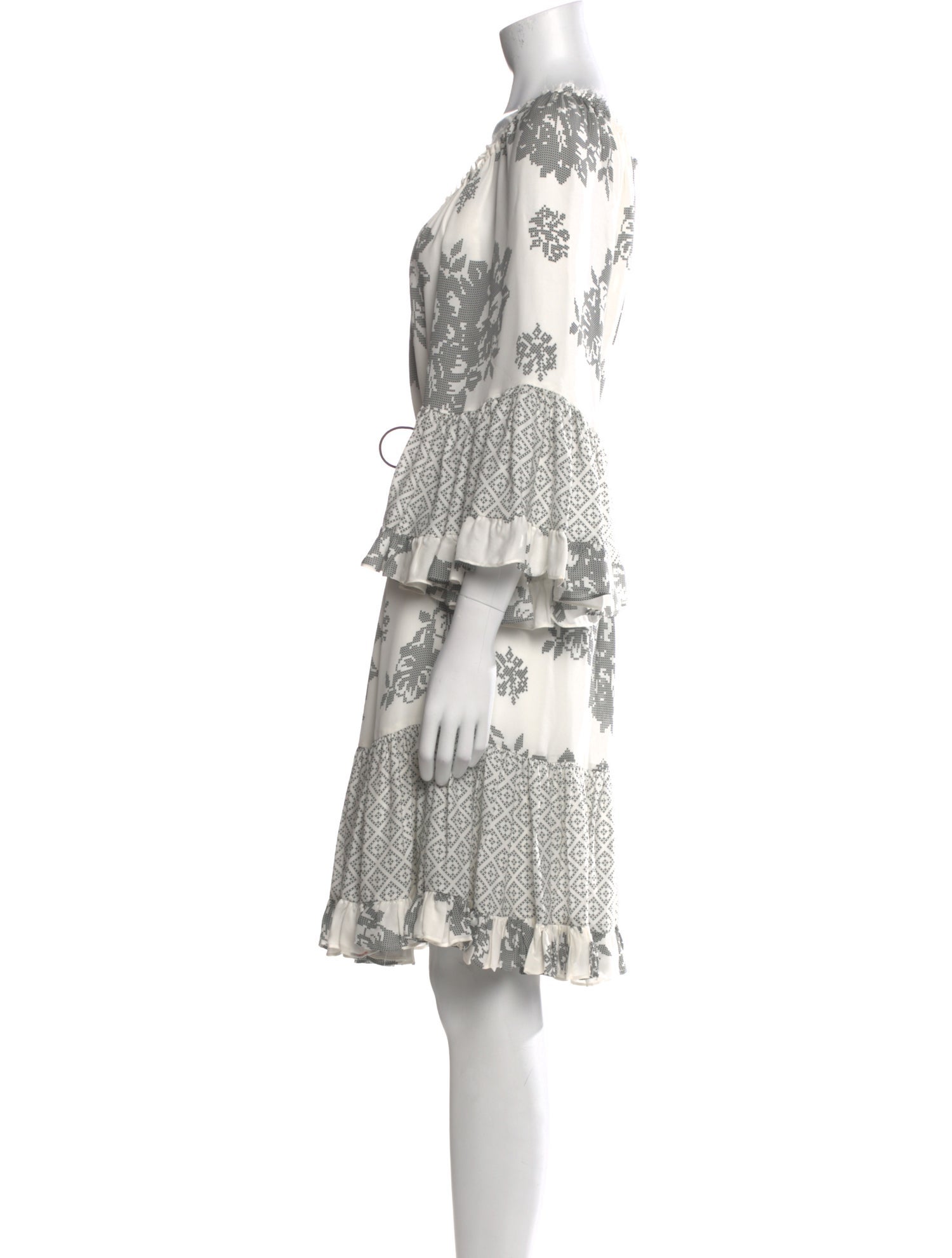 Kobi Halperin Silk Knee-Length Dress