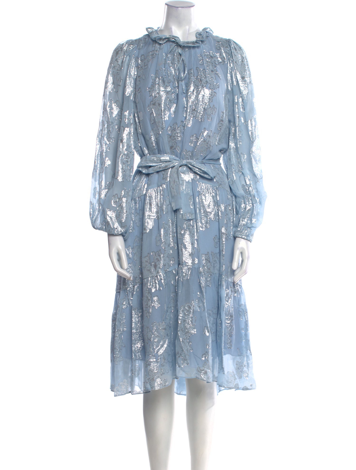 Kobi Halperin Silk Midi Length Dress