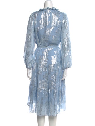 Kobi Halperin Silk Midi Length Dress