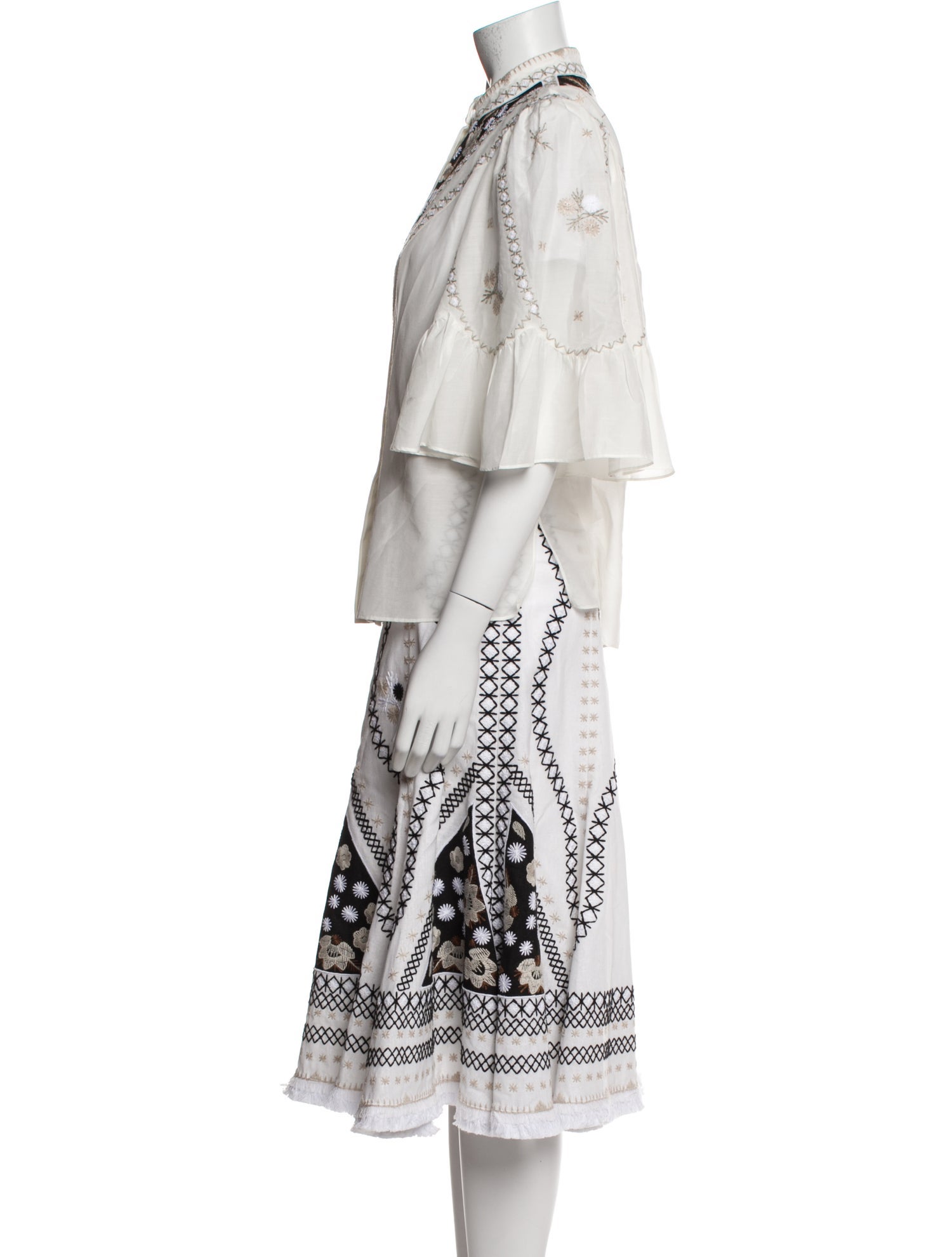 Kobi Halperin Printed Skirt Set