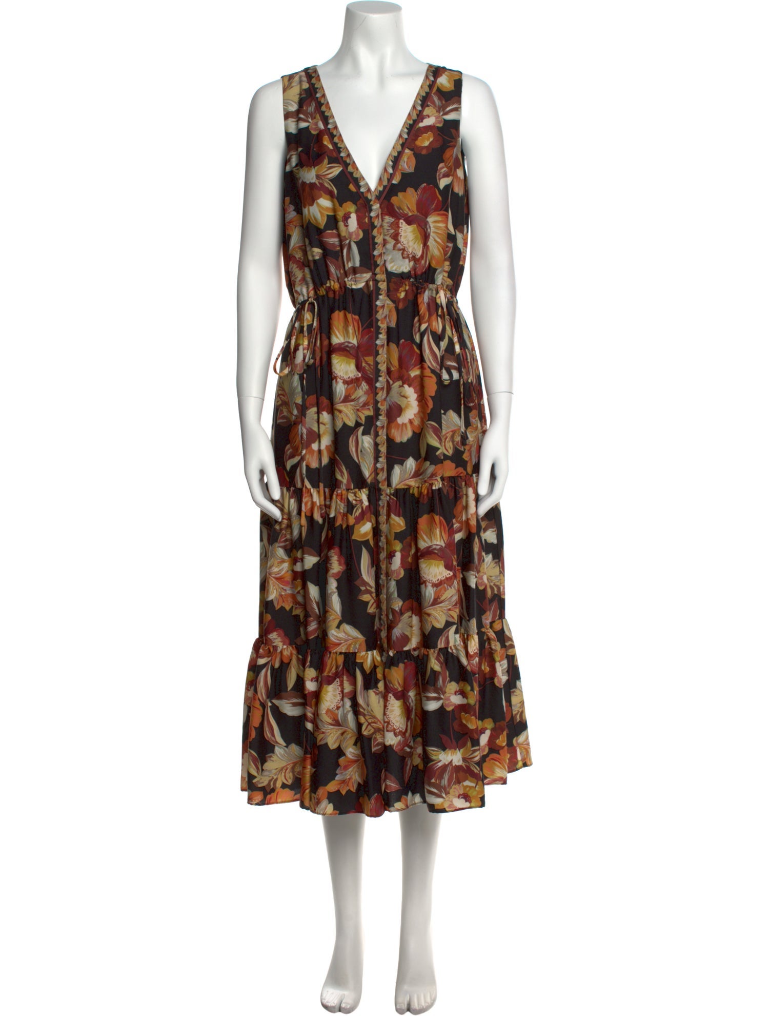 Kobi Halperin Floral Print Long Dress