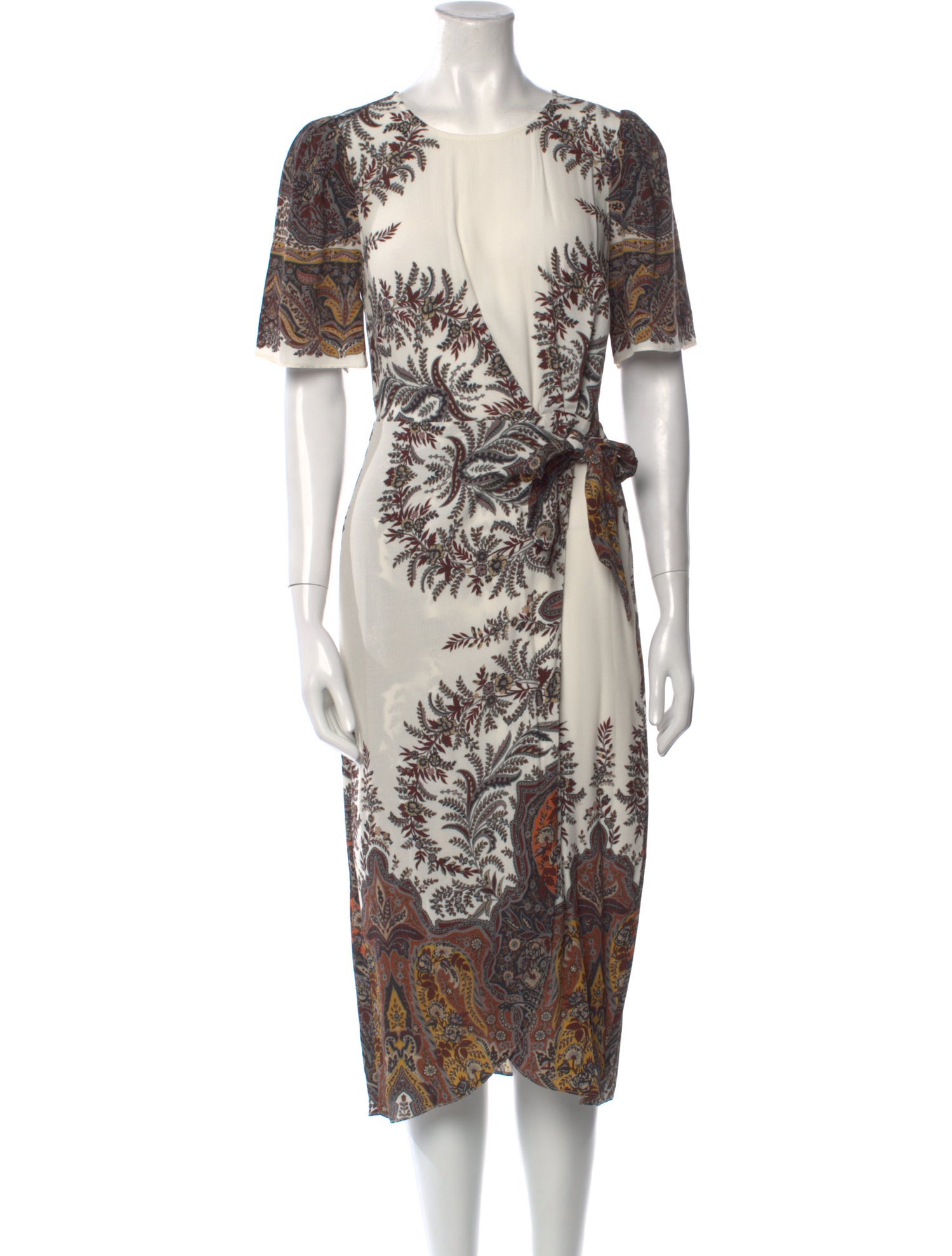 Kobi Halperin Printed Midi Length Dress