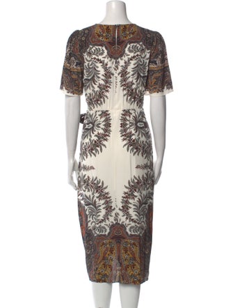 Kobi Halperin Printed Midi Length Dress