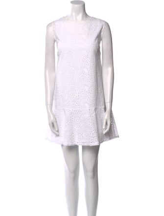 Kobi Halperin Bateau Neckline Mini Dress