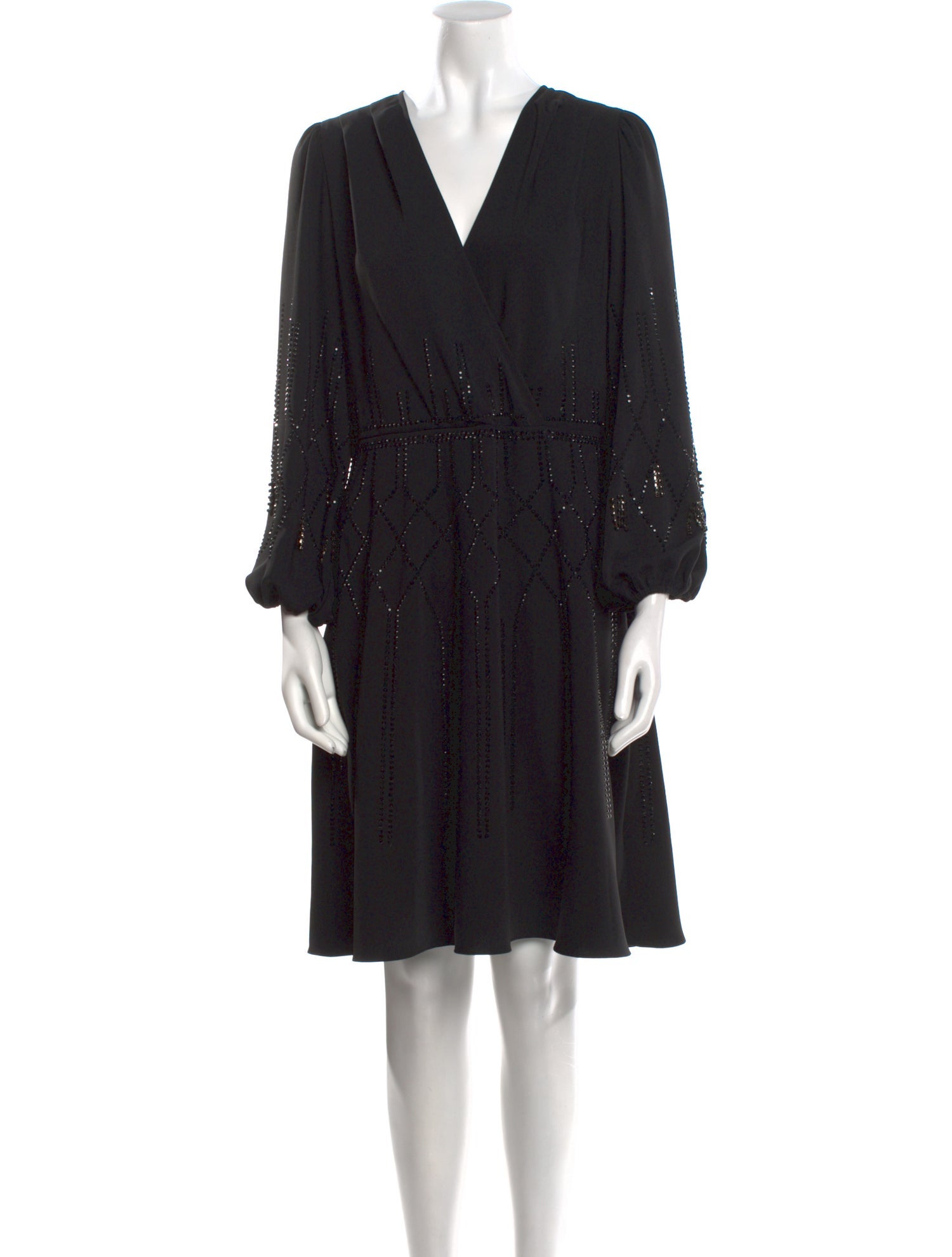 Kobi Halperin V-Neck Knee-Length Dress w/ Tags