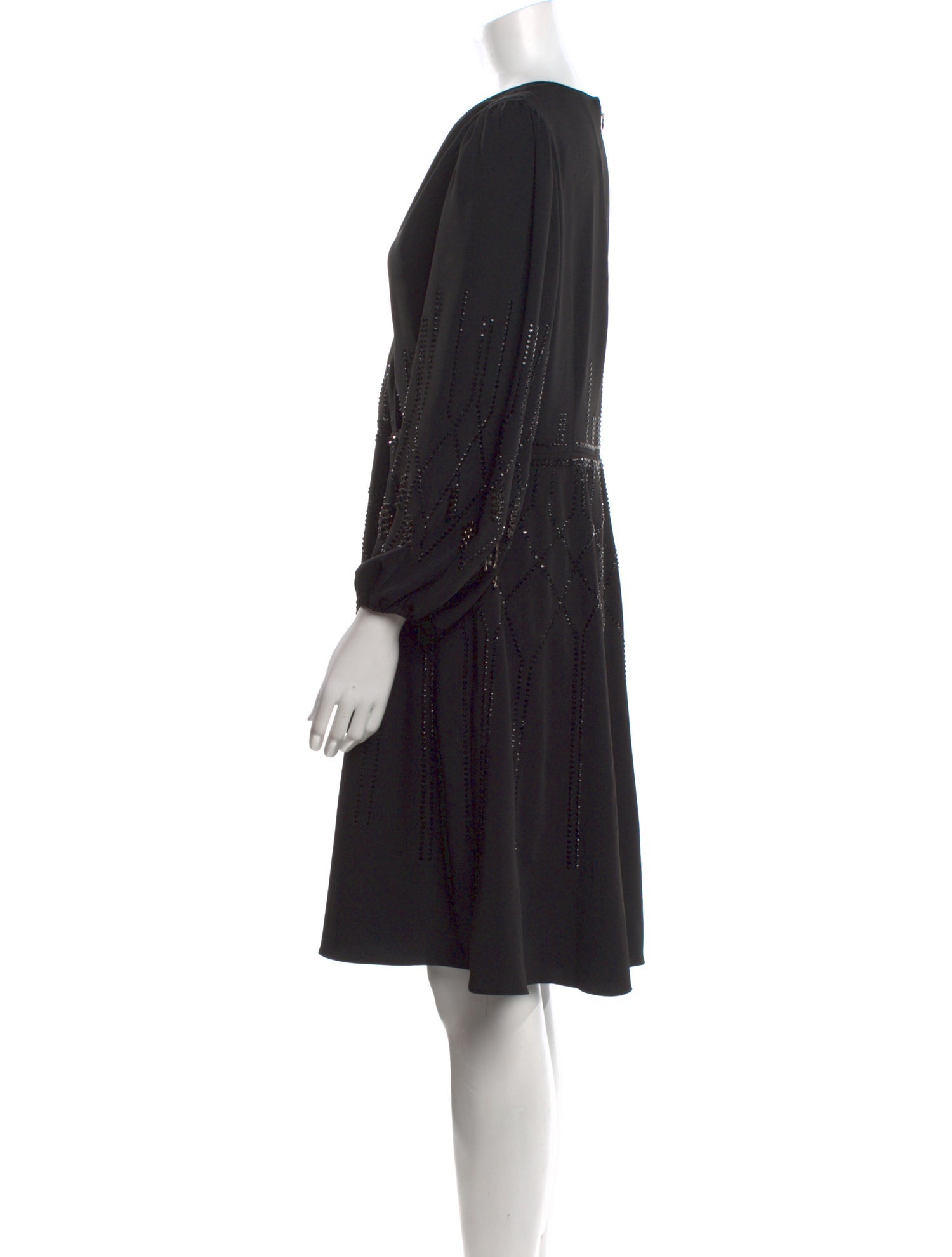 Kobi Halperin V-Neck Knee-Length Dress w/ Tags