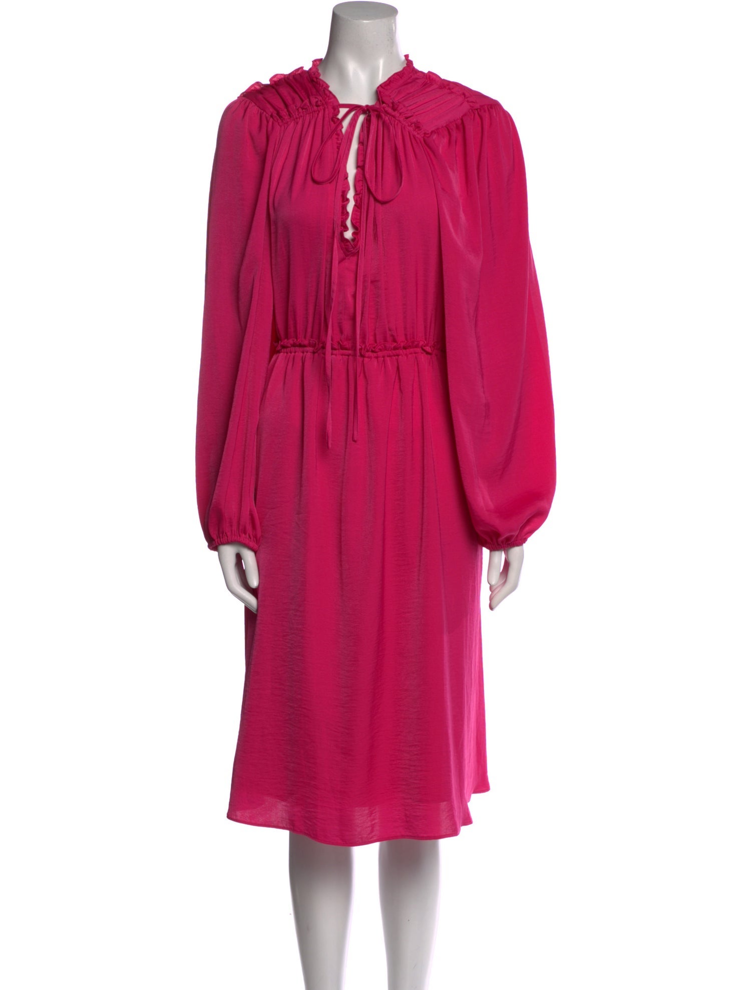 Kobi Halperin Tie Neck Mini Dress