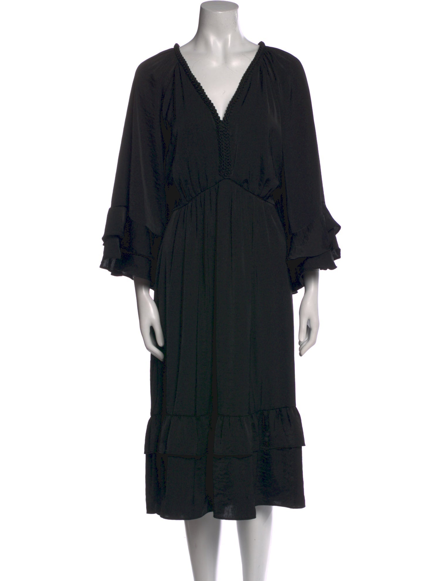 Kobi Halperin V-Neck Midi Length Dress w/ Tags