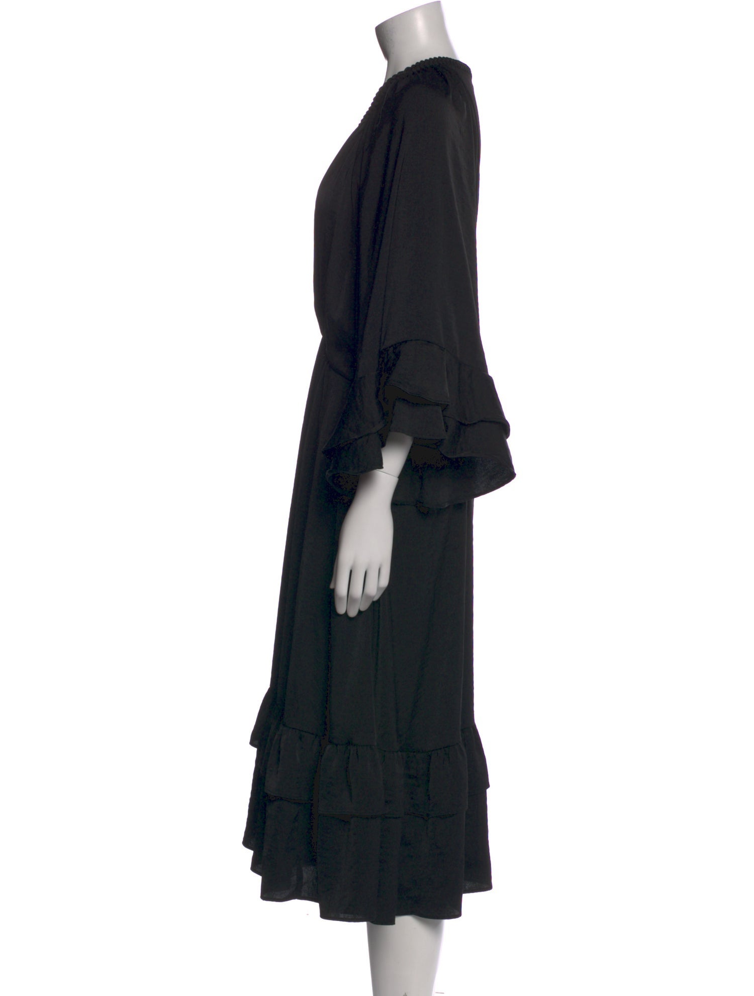 Kobi Halperin V-Neck Midi Length Dress w/ Tags