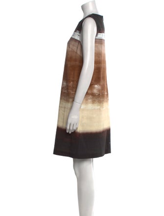 Kobi Halperin Tie-Dye Print Knee-Length Dress