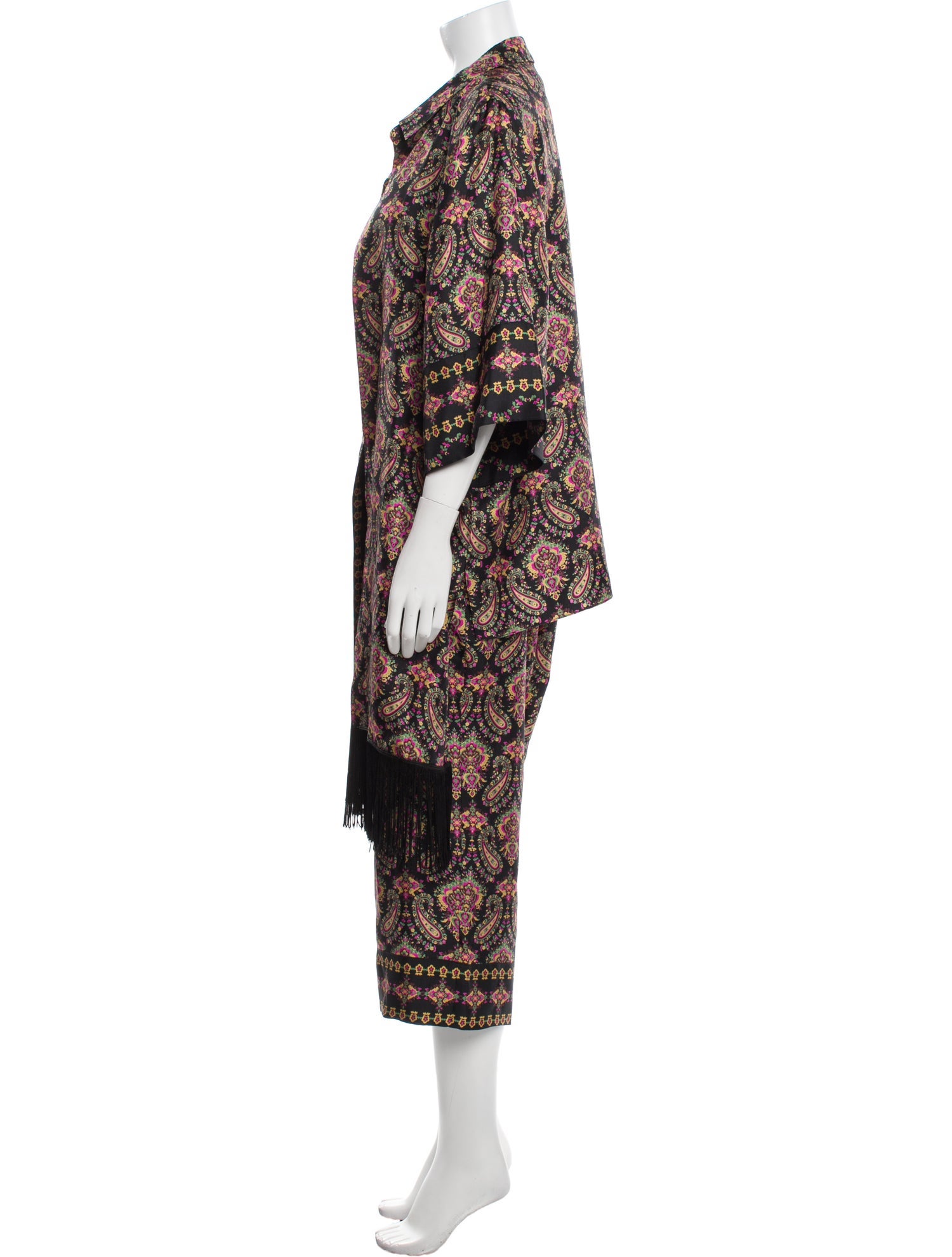Kobi Halperin Silk Paisley Print Pant Set