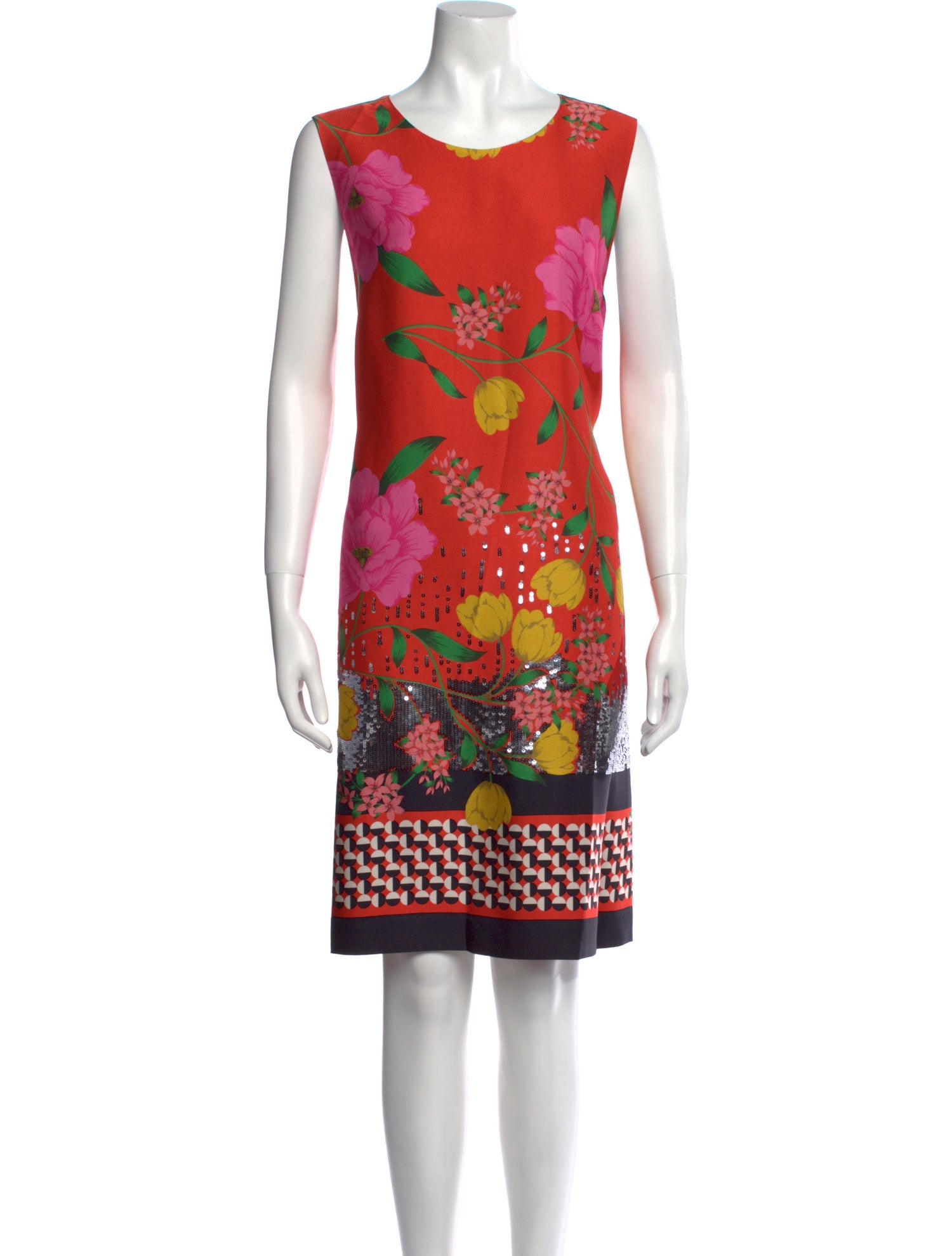 Kobi Halperin Printed Knee-Length Dress