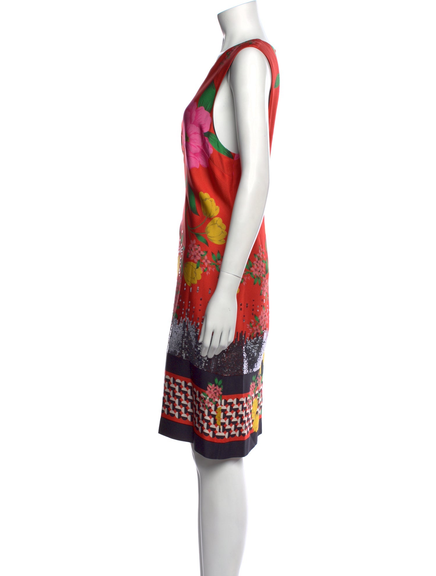 Kobi Halperin Printed Knee-Length Dress