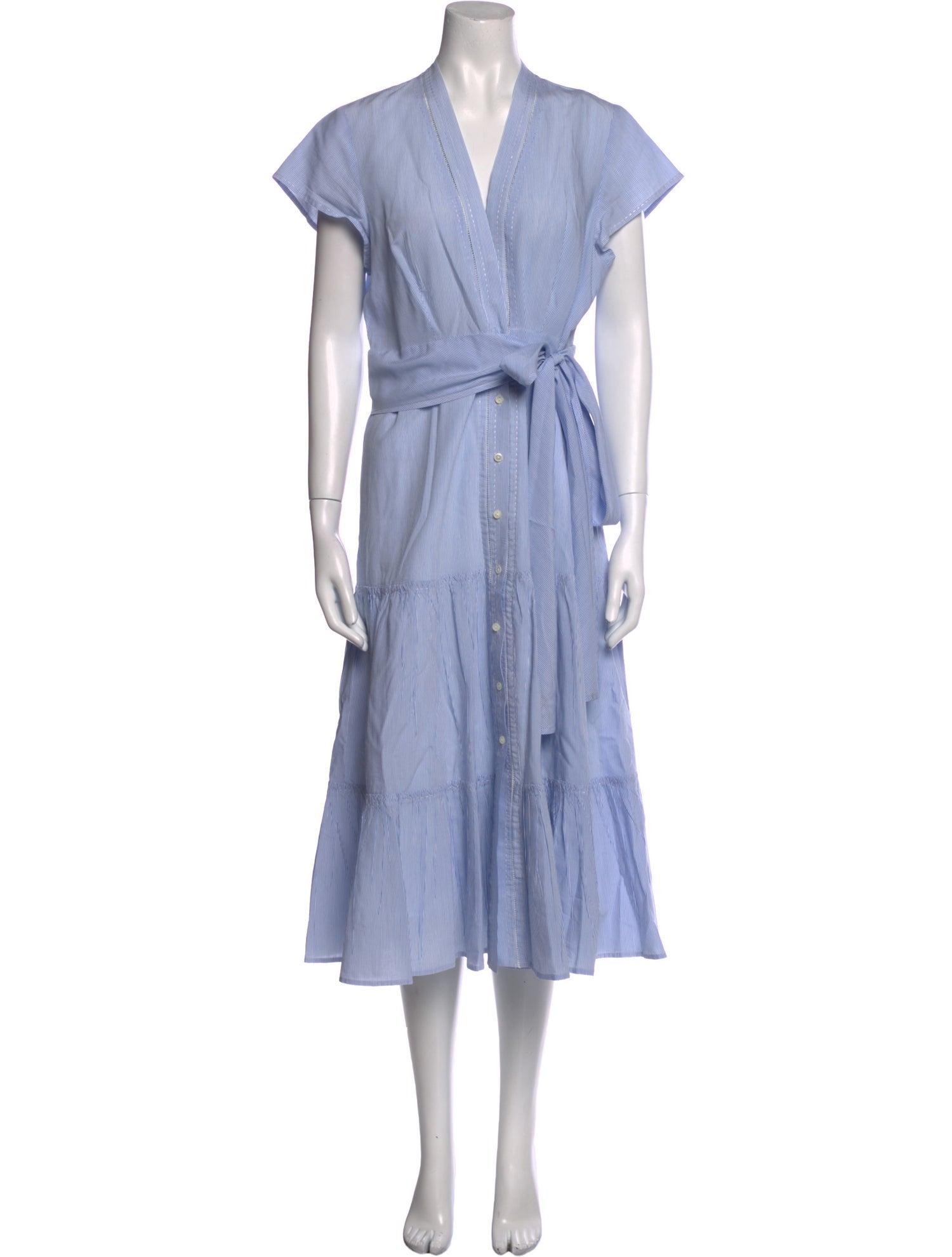 Kobi Halperin V-Neck Midi Length Dress