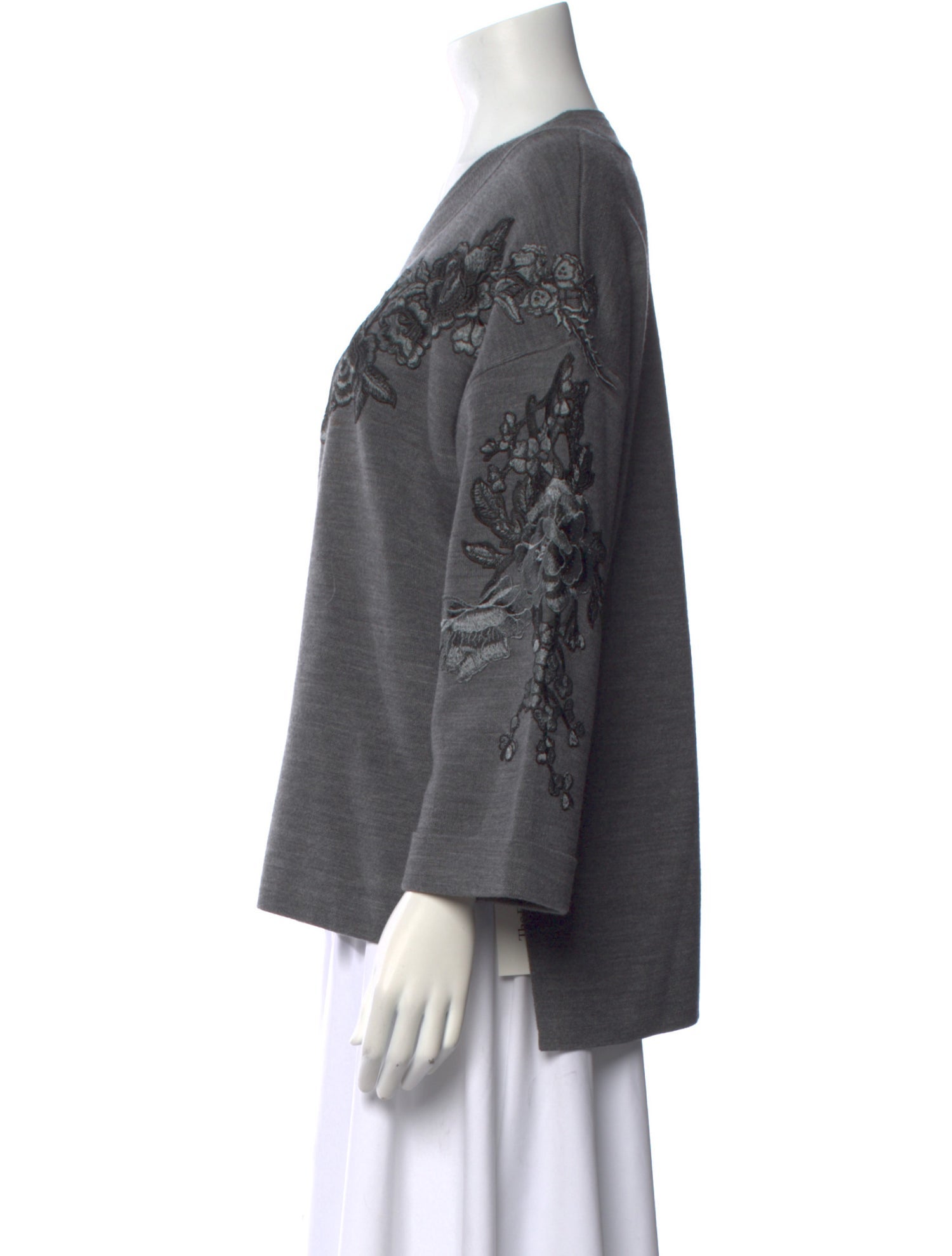 Kobi Halperin Printed Scoop Neck Sweater