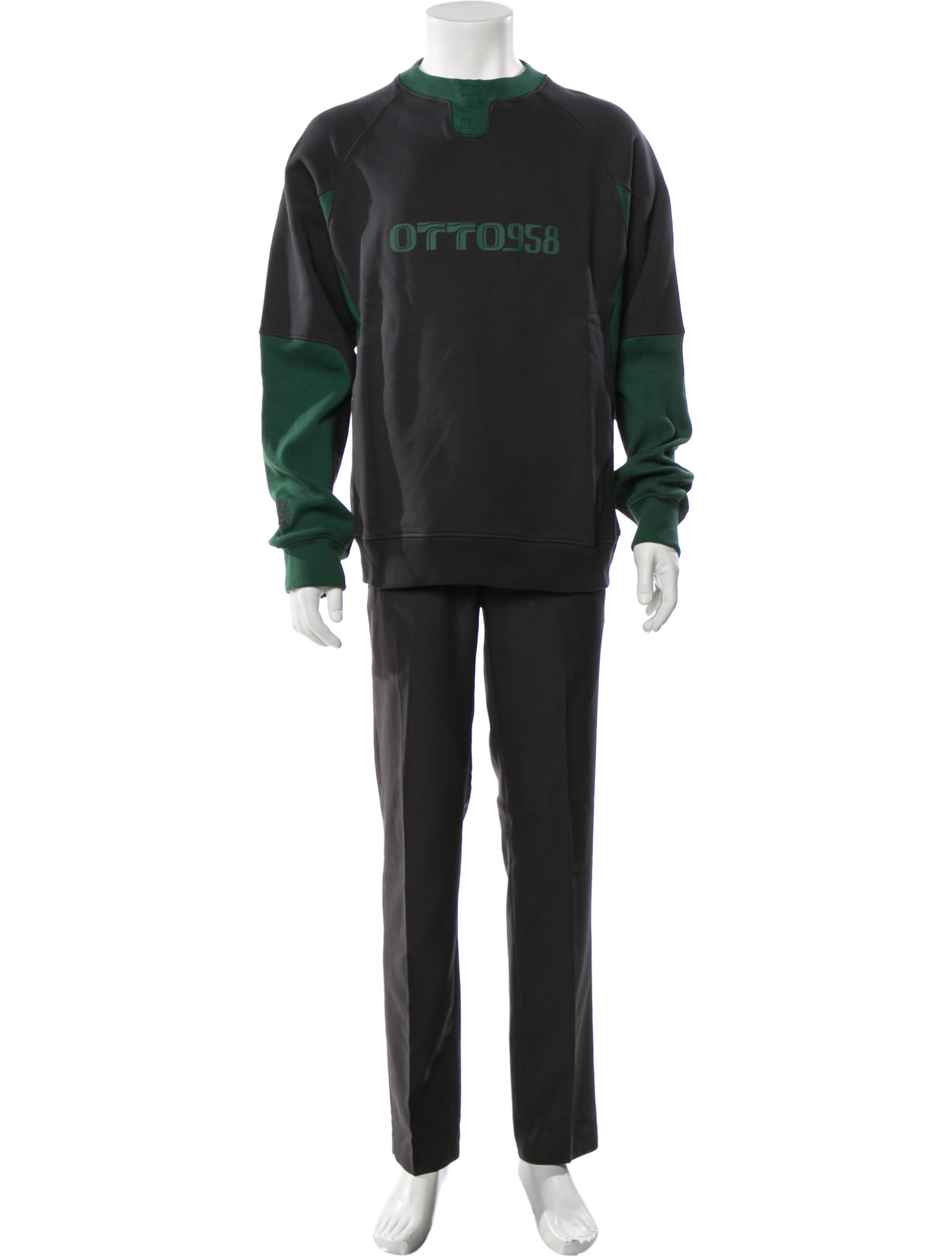 Kiko Kostadinov Graphic Print Mock Neck Pullover