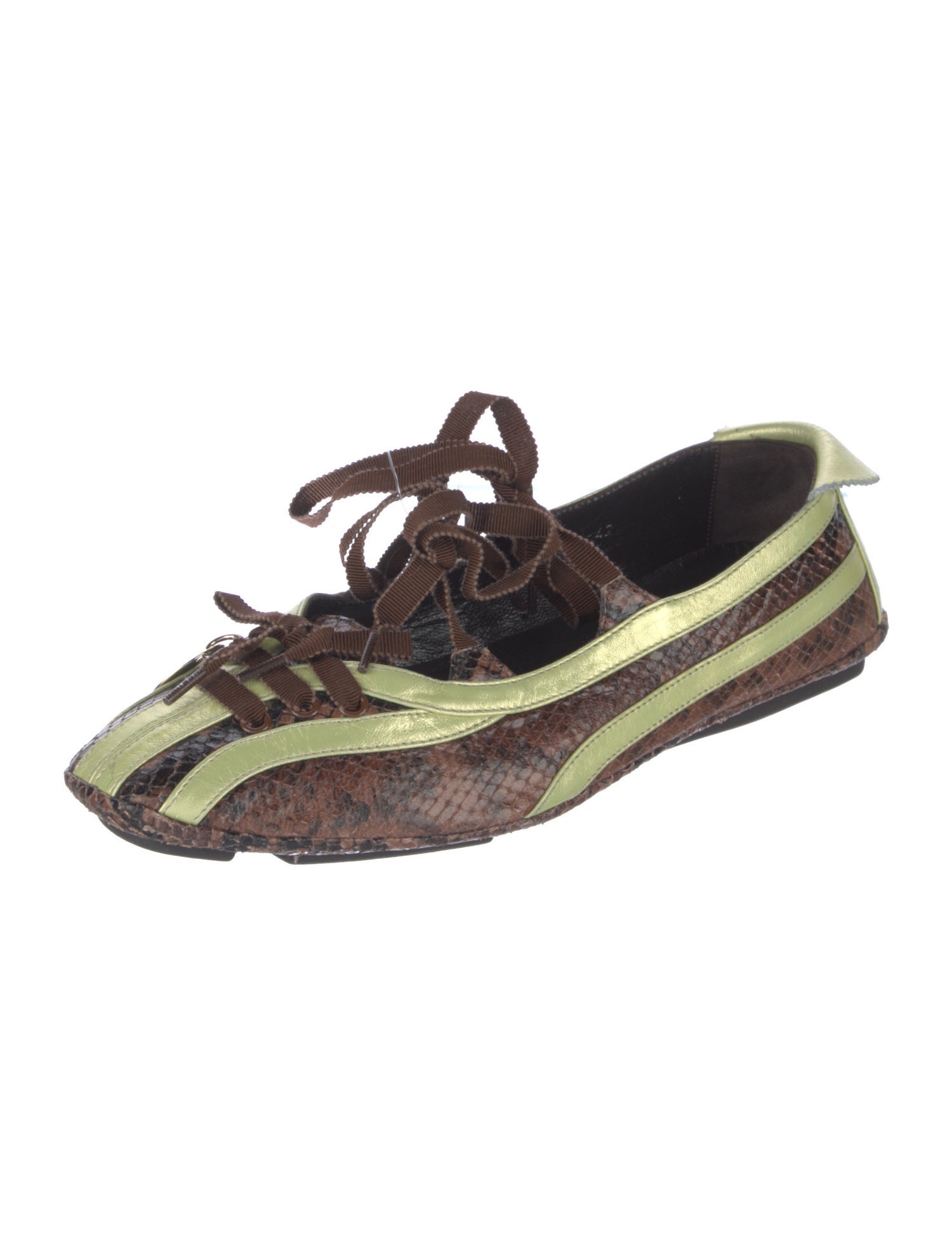 Kiko Kostadinov Lella Hybrid Leather Oxfords