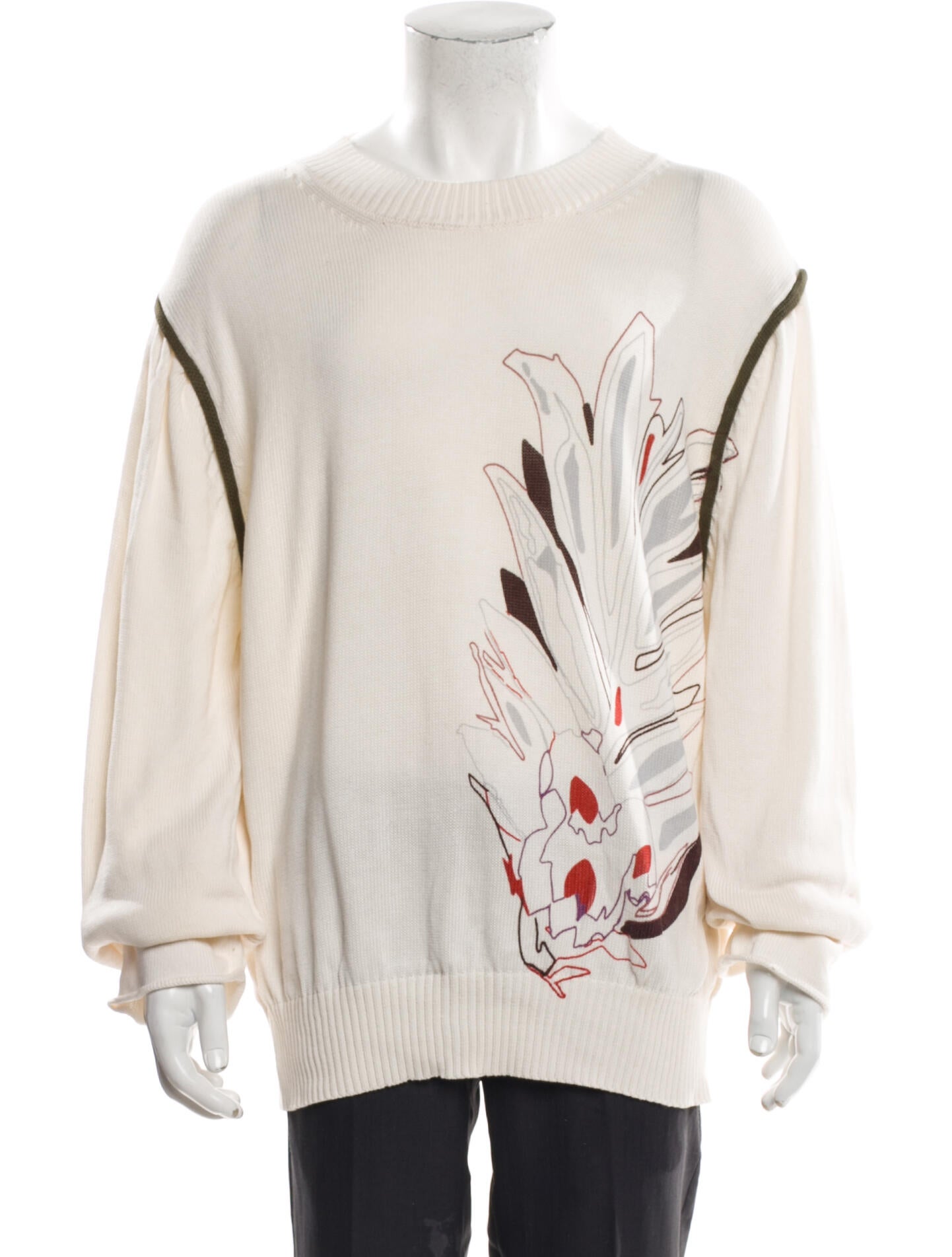 Kiko Kostadinov Graphic Print Crew Neck Pullover