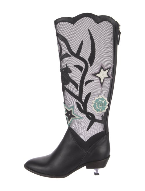 Kiko Kostadinov Mesh Printed Rain Boots