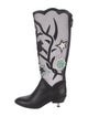 Kiko Kostadinov Mesh Printed Rain Boots