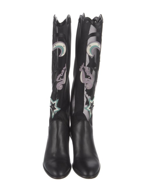 Kiko Kostadinov Mesh Printed Rain Boots
