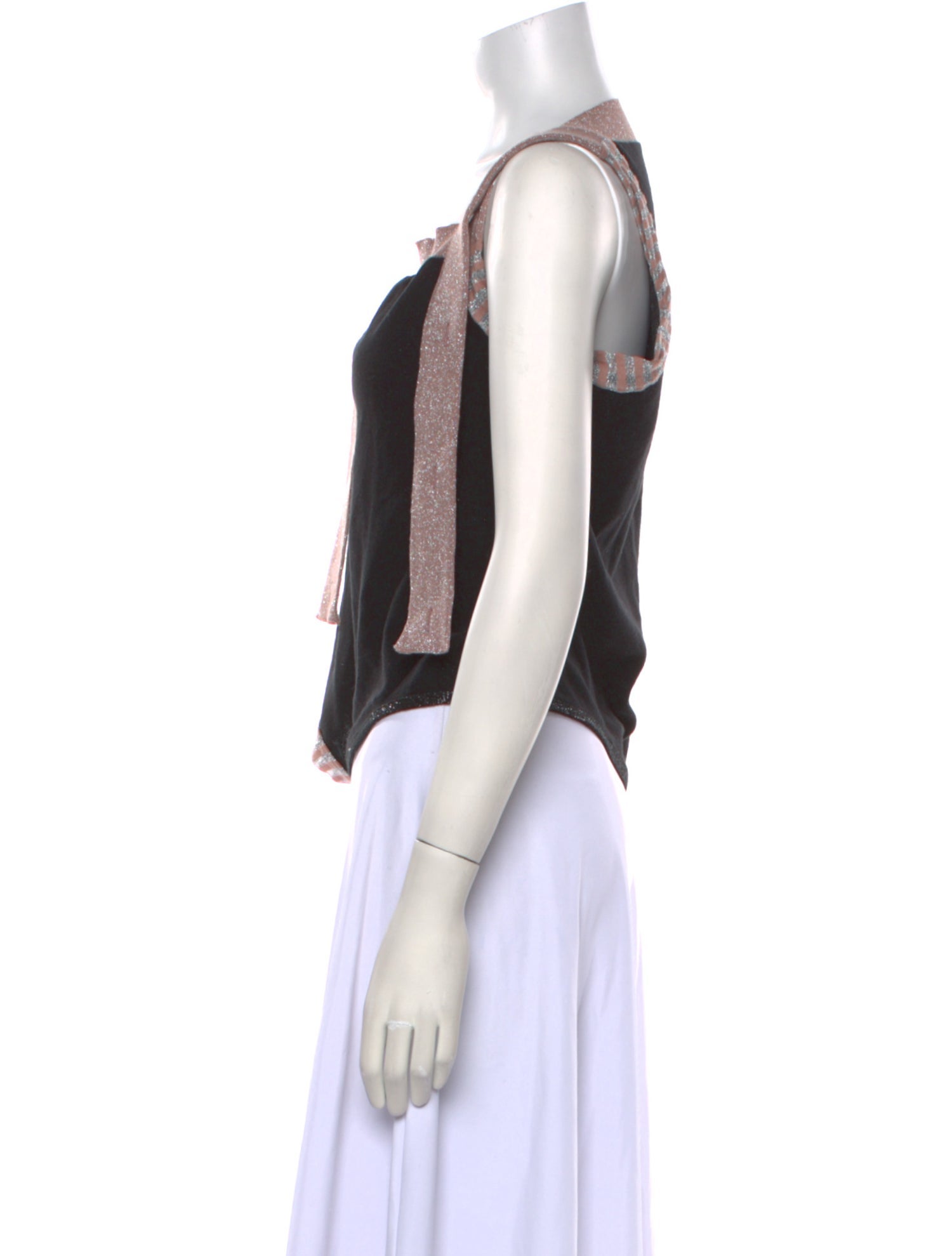 Kiko Kostadinov Square Neckline Sleeveless Top