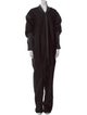 Kiko Kostadinov Virgin Wool V-Neck Jumpsuit