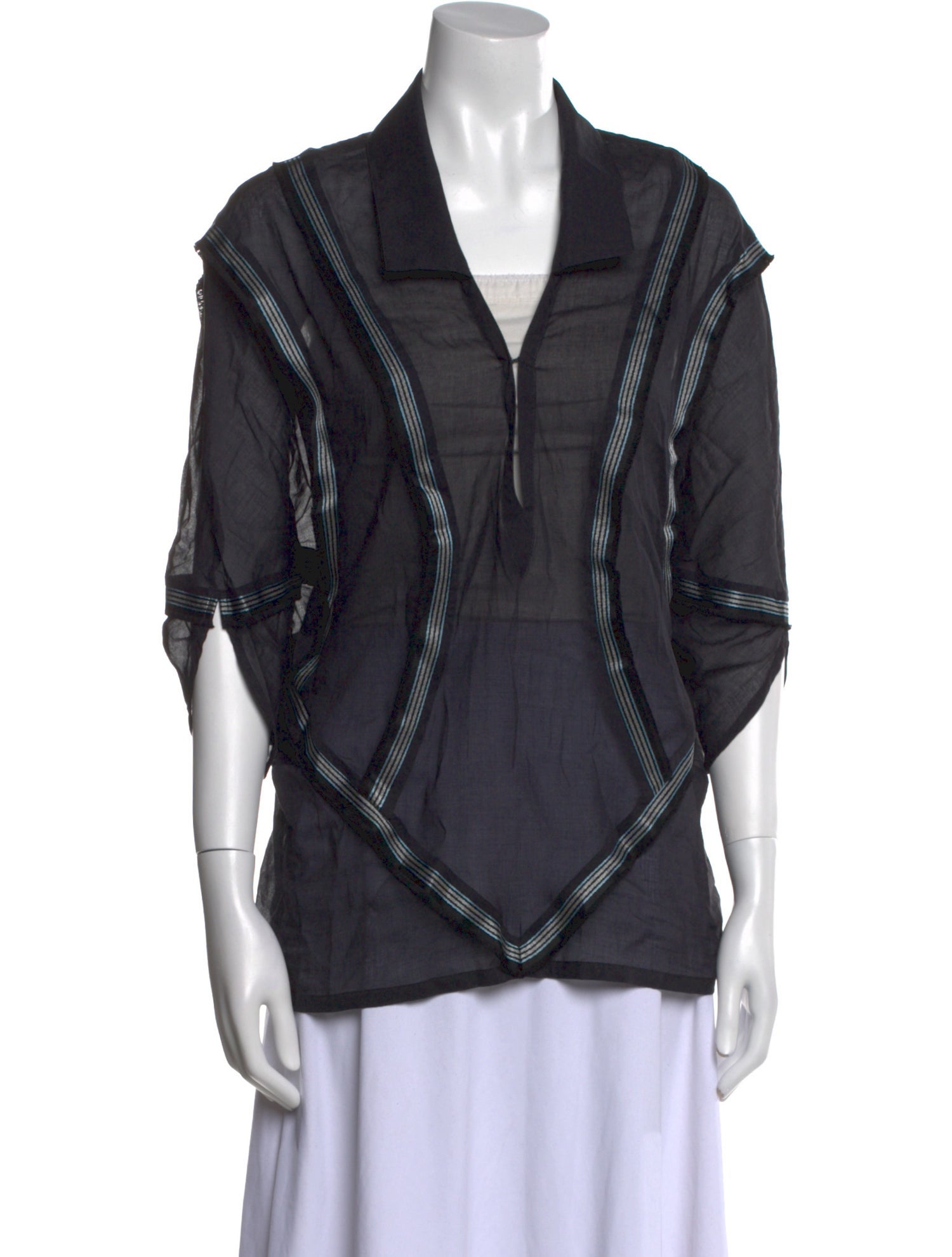 Kiko Kostadinov Sentry V-Neck Blouse