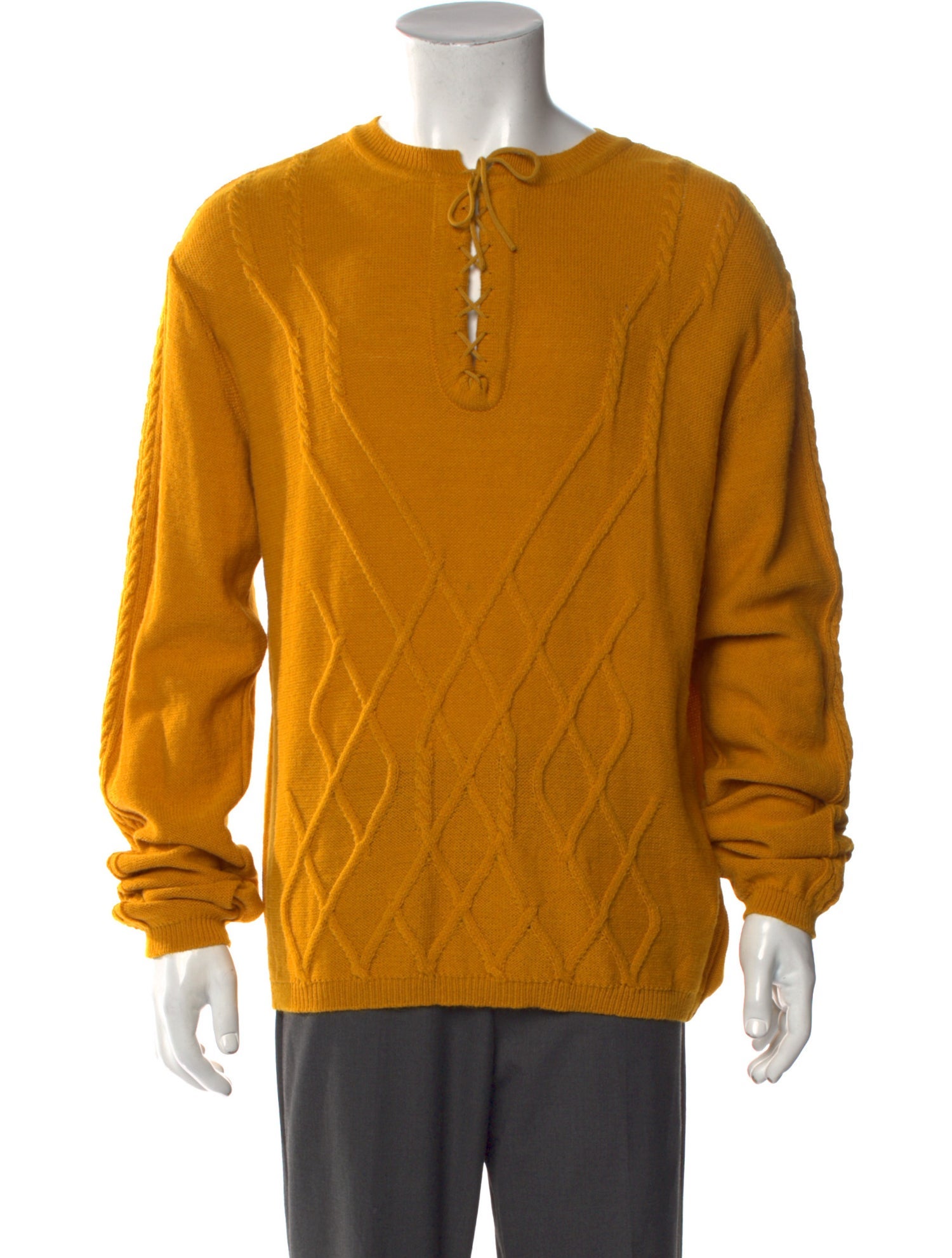 Kiko Kostadinov Crew Neck Long Sleeve Polo Sweater w/ Tags