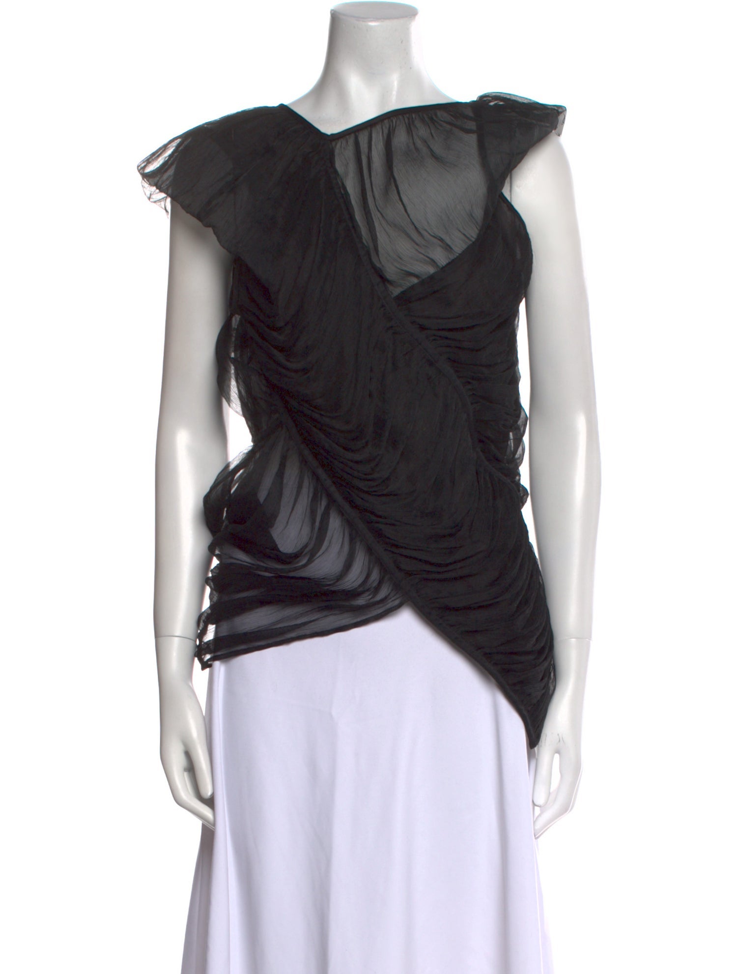 Kiko Kostadinov Asymmetrical Short Sleeve Top w/ Tags