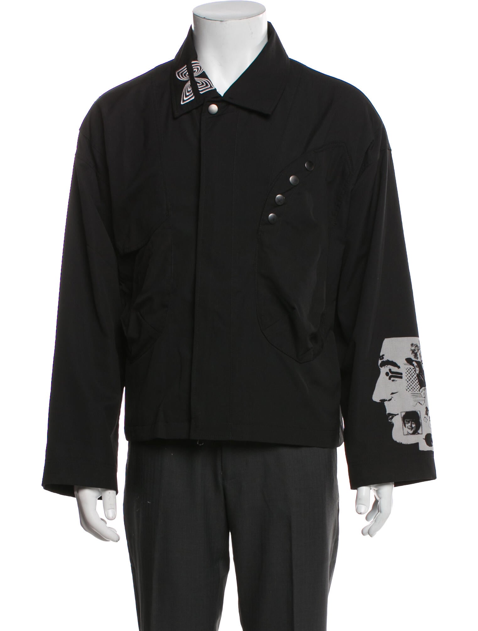 Kiko Kostadinov x Yamantaka Eye Graphic Print Windbreaker