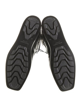 Kiko Kostadinov Animal Print Lace-Up Boots