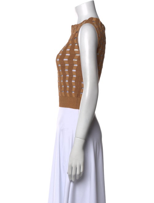 Kiko Kostadinov Virgin Wool Bateau Neckline Crop Top