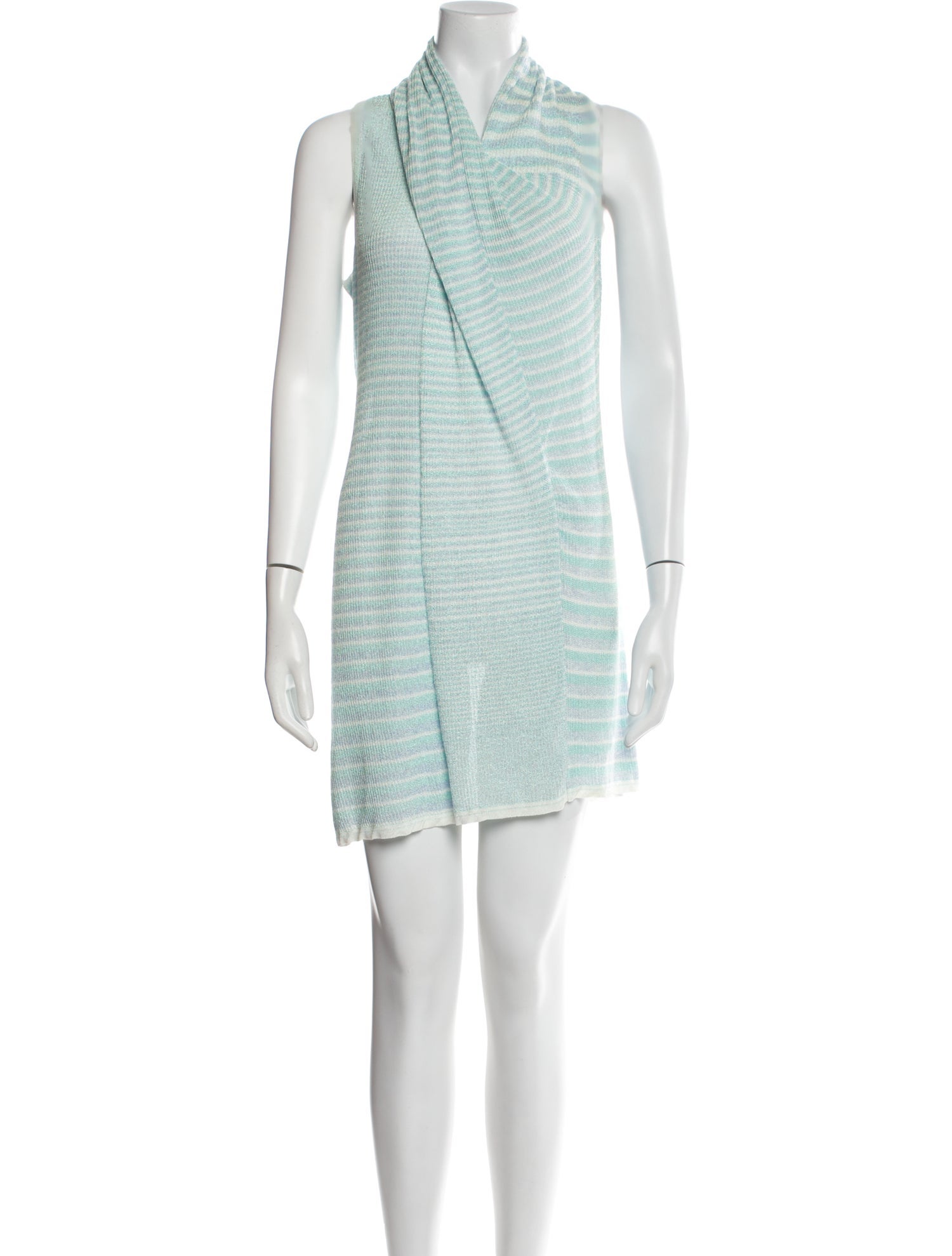 Kiko Kostadinov Striped Mini Dress
