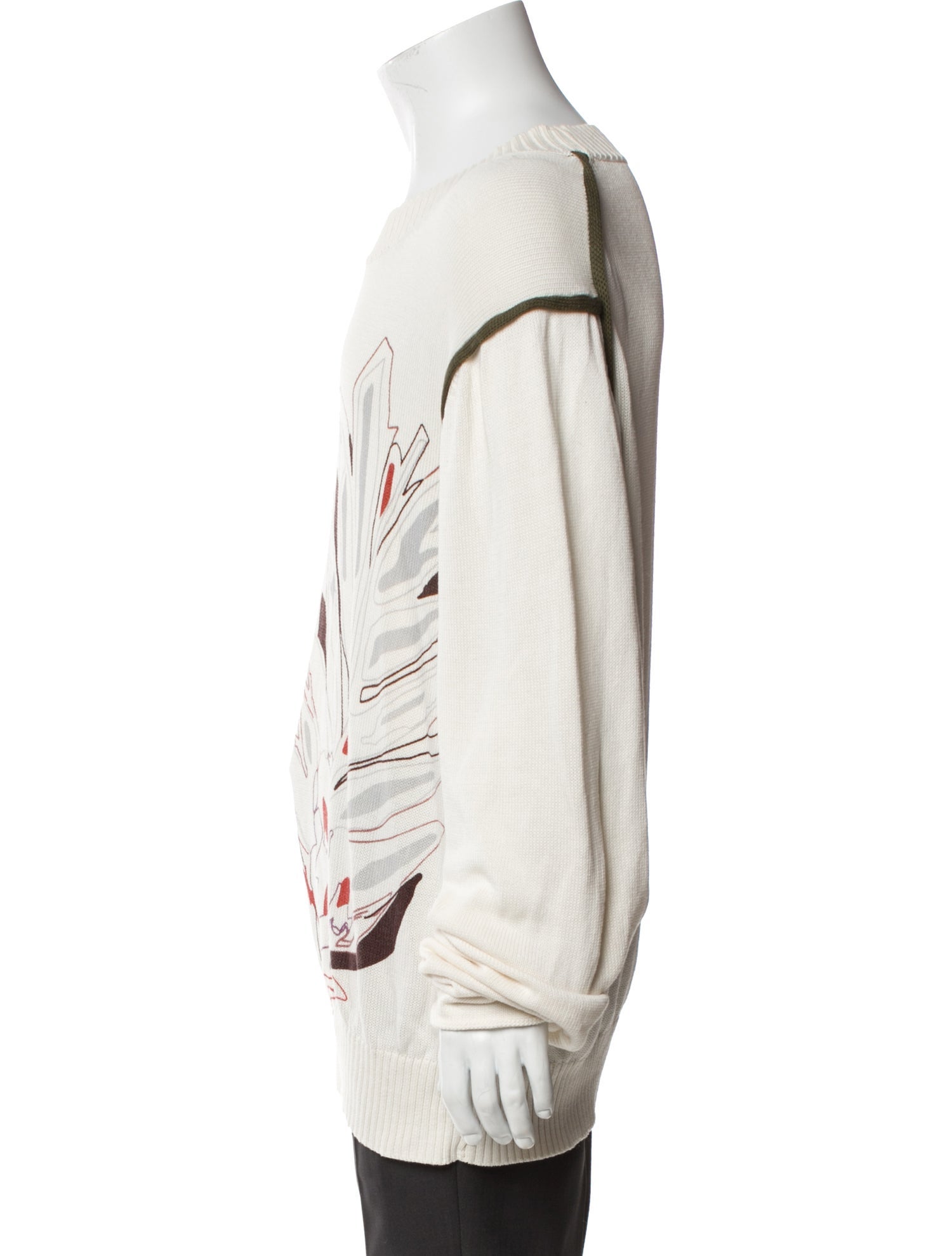 Kiko Kostadinov Graphic Print Scoop Neck Cardigan