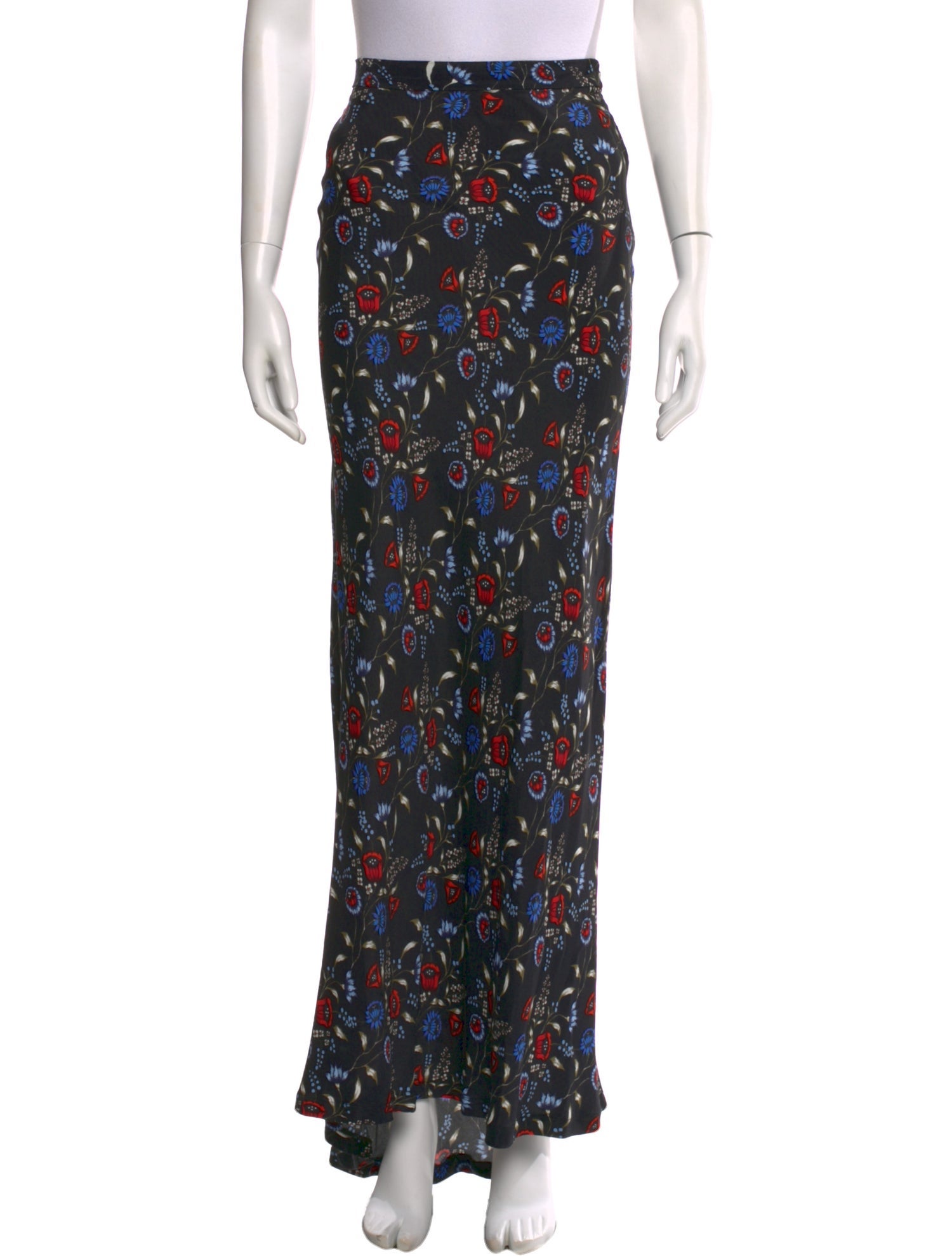 Kosiuko Floral Print Long Skirt